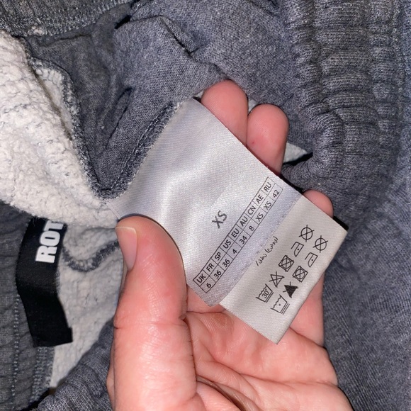 Rotate Sunday Birgerchirstensen Women's Black & Grey Comfort Sweat Pants XS - Picture 14 of 14